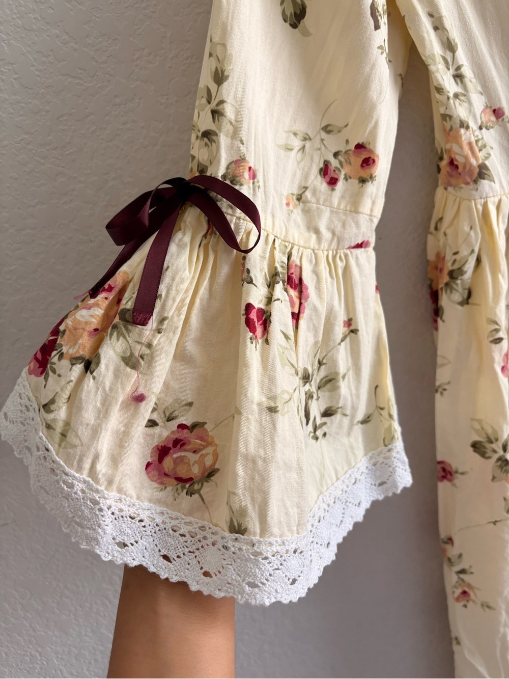 Women’s Dress Colonial Historic Style Williamsburg Inspired Prairie Maxi - Picture 3 of 9